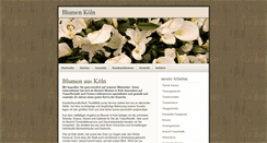 Desktop Screenshot of blumenkoeln.de